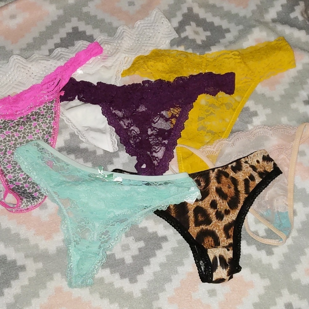 Seven Pairs of Thong Underwear
